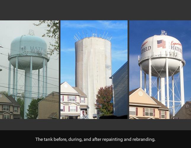 North Penn Water Authority Tank Repainting & Rebranding Project Profile