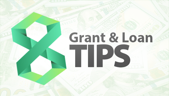 8 Funding & Loan Tips Graphic