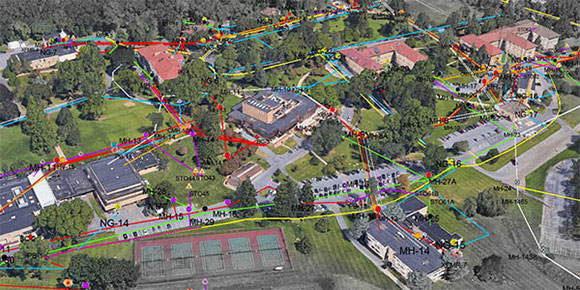 Campus GIS graphic