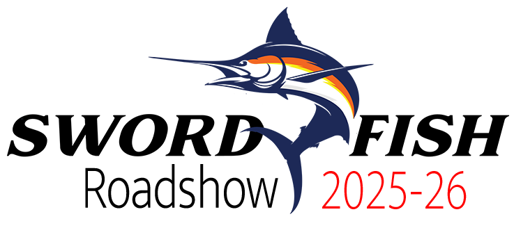 Swordfish Roadshow 2025-26 logo