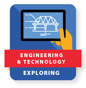 exploring engineering and technology logo