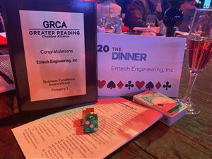 Entech Makes Greater Reading Chamber Alliance’s (GRCA’s) Business Excellence Awards List