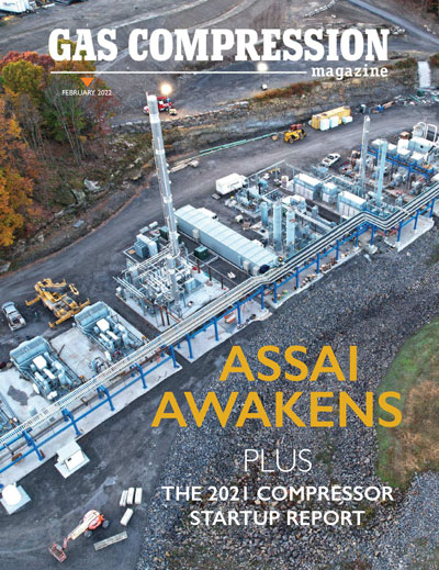 Gas Compressor Magazine Cover Feature Article